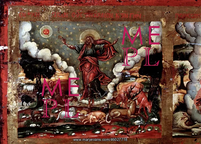 : fine arts, religious art, Genesis, Creation of : fine arts, religious art, Genesis, Creation of