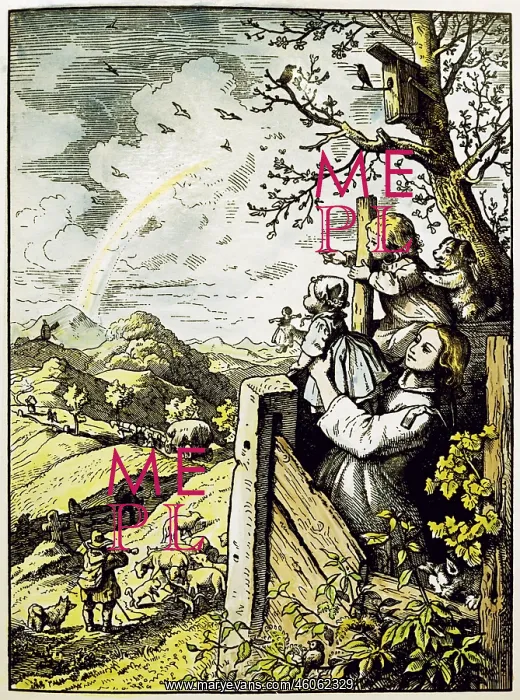 : fine arts, Richter, Ludwig (1803 - 1884), illustration : fine arts, Richter, Ludwig (1803 - 1884), illustration