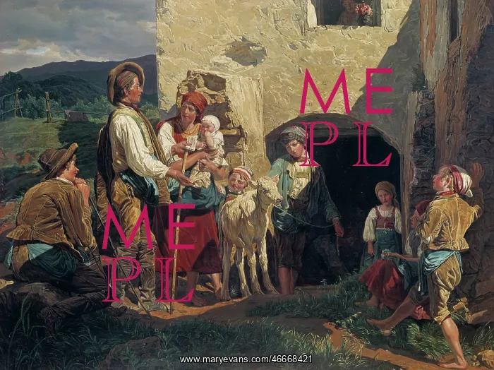 : fine arts, Waldmueller, Ferdinand Georg (1793 : fine arts, Waldmueller, Ferdinand Georg (1793
