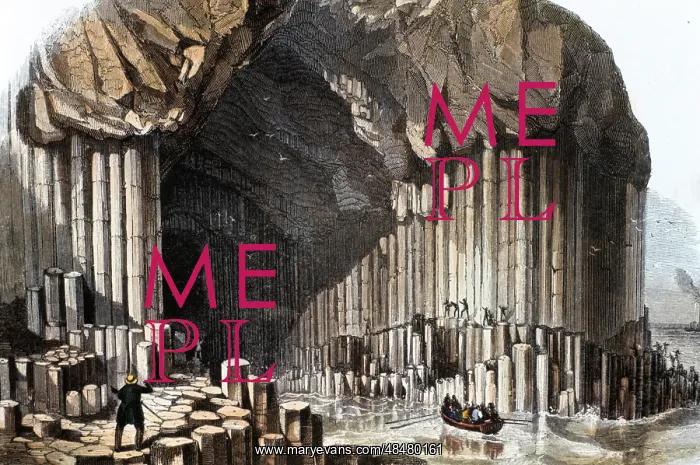 : Fingal's Cave, best-known of the caves in the : Fingal's Cave, best-known of the caves in the