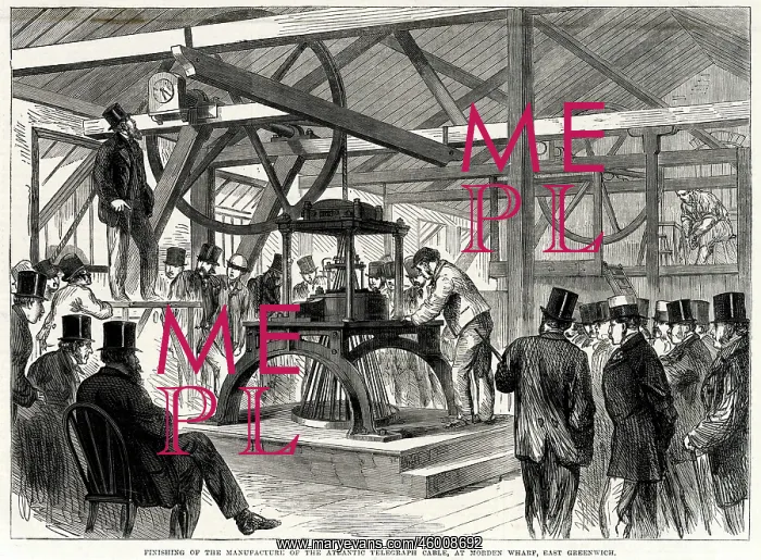 : Finishing of the manufacture of the AtlanticTelegraph Cable : Finishing of the manufacture of the AtlanticTelegraph Cable