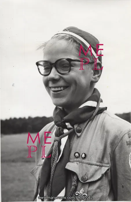  : Finnish boy scout at camp
