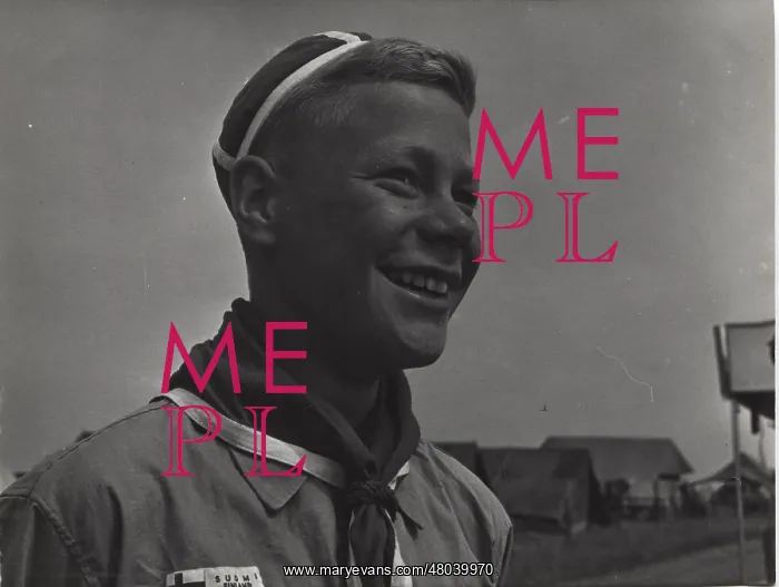  : Finnish boy scout at World Jamboree