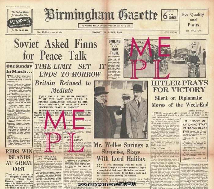 : Finnish Peace Talks in Moscow : Finnish Peace Talks in Moscow