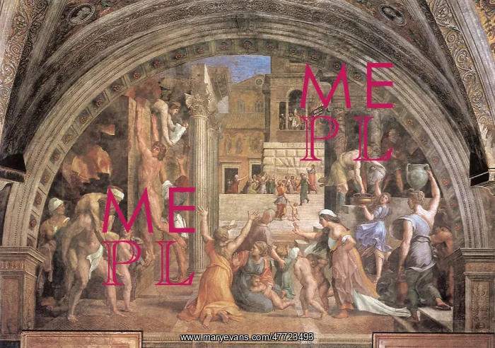  : Fire in the Borgo, by Raphael
