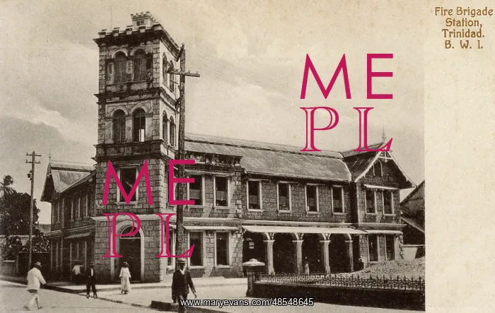  : Fire Brigade station, Port of Spain, Trinidad, West Indies