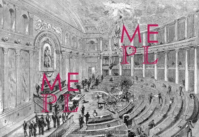 : FIRE IN CHAMBER, ROME : FIRE IN CHAMBER, ROME