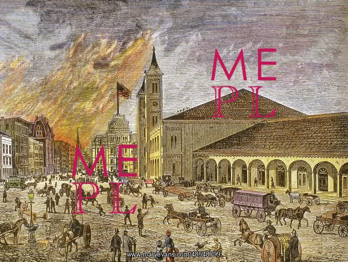 : Fire in the city of Providence in 1886 : Fire in the city of Providence in 1886