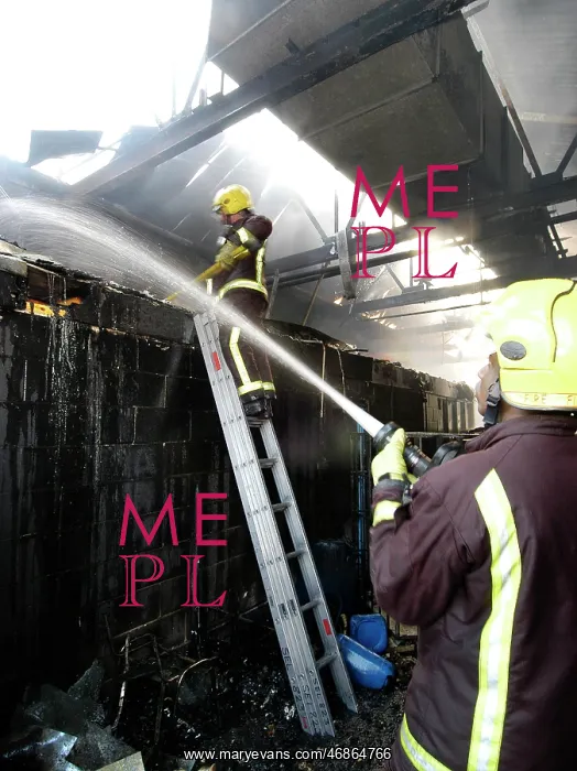 : Fire at commercial premises, Walthamstow : Fire at commercial premises, Walthamstow