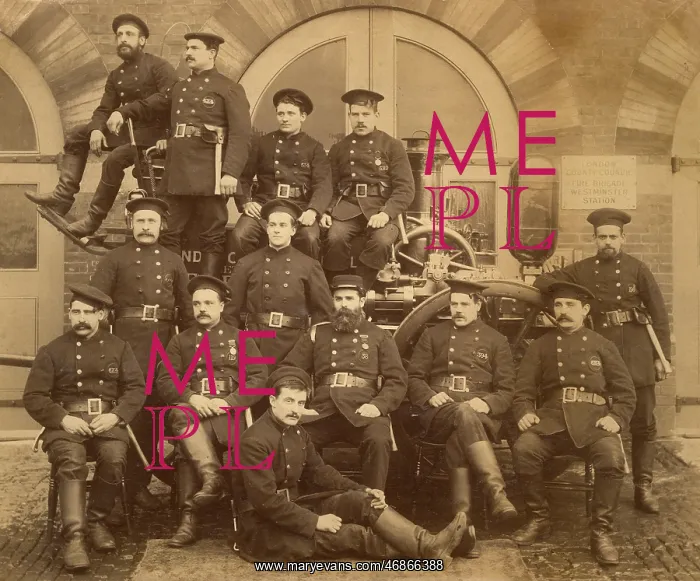 : The Fire Crew of the Westminster Fire Station : The Fire Crew of the Westminster Fire Station
