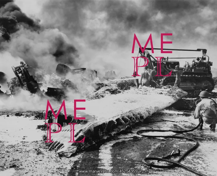 : Fire and destruction after a mid-day Japanese : Fire and destruction after a mid-day Japanese
