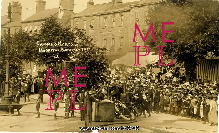 : Fire Engine & Hospital, Chipping Norton, England : Fire Engine & Hospital, Chipping Norton, England