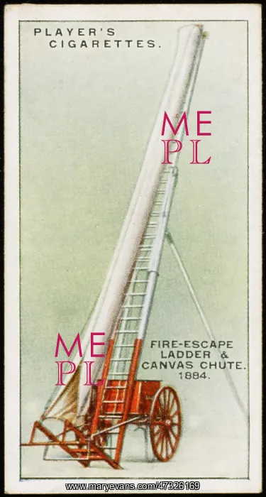 : FIRE ESCAPE SHUTE / 1884 : FIRE ESCAPE SHUTE / 1884
