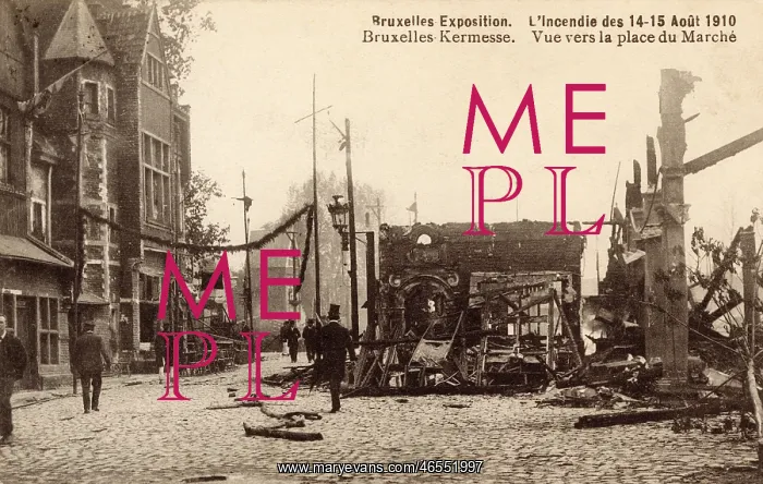 : Fire at Exposition Universelle et Internationale, Brussels : Fire at Exposition Universelle et Internationale, Brussels