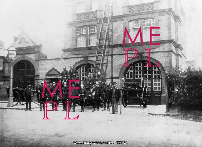 : Fire Fighters at Tottenham Lane Fire Station : Fire Fighters at Tottenham Lane Fire Station