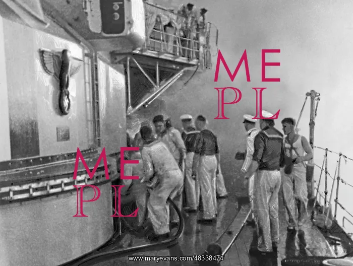 : Fire fighting operations on deck of the heavy : Fire fighting operations on deck of the heavy