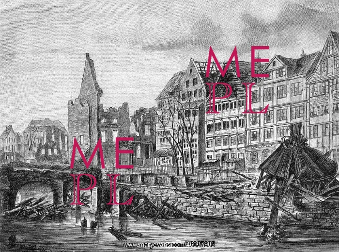 : fire, fires, Hamburg Fire 5.5.1842 - 8.5.1842 : fire, fires, Hamburg Fire 5.5.1842 - 8.5.1842