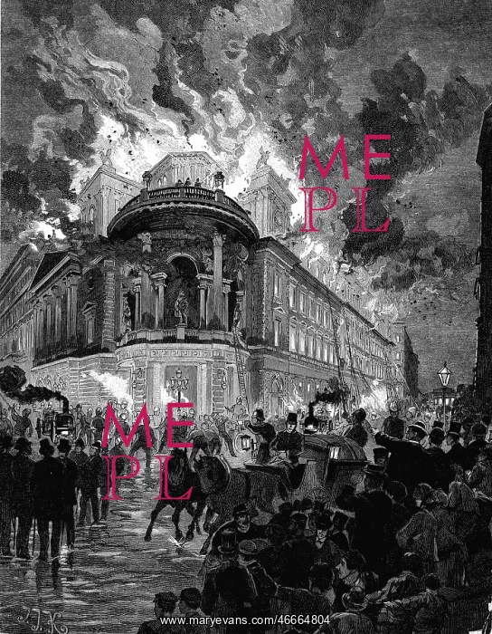 : fire, fires, Vienna, fire of the City theatre : fire, fires, Vienna, fire of the City theatre