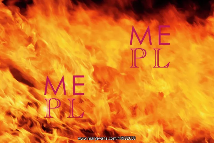  : Fire flames raging