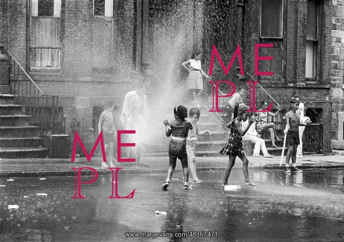 : Fire Hydrant Street Play NYC 1969 : Fire Hydrant Street Play NYC 1969