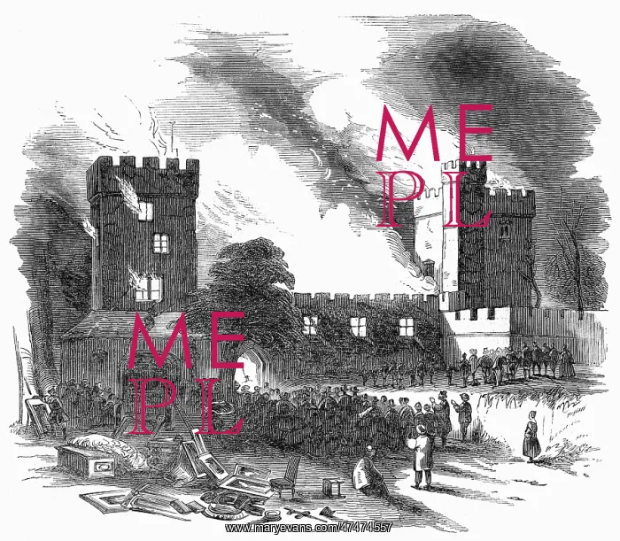 : Fire at Naworth Castle : Fire at Naworth Castle