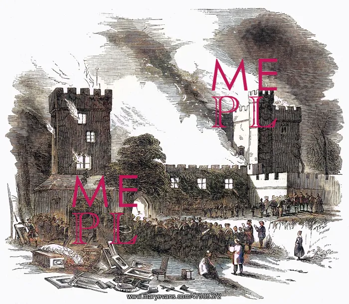 : Fire at Naworth Castle : Fire at Naworth Castle