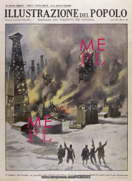 : FIRE / OIL WELLS / CALGARY : FIRE / OIL WELLS / CALGARY