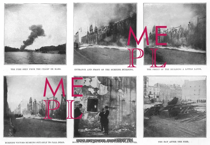 : FIRE IN PARIS 1897 : FIRE IN PARIS 1897