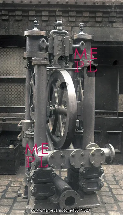 : Fire pump for Battersby's hat factory in Stockport in June 1906 : Fire pump for Battersby's hat factory in Stockport in June 1906