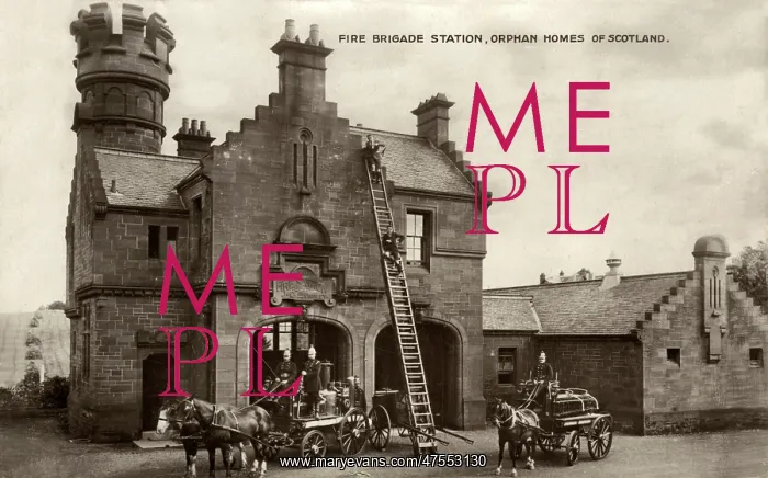 : Fire Station at Quarriers Homes, Bridge Of Weir : Fire Station at Quarriers Homes, Bridge Of Weir