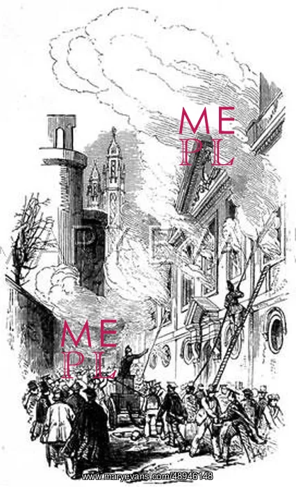 : Fire at Trinity Hall, Cambridge 1852 : Fire at Trinity Hall, Cambridge 1852