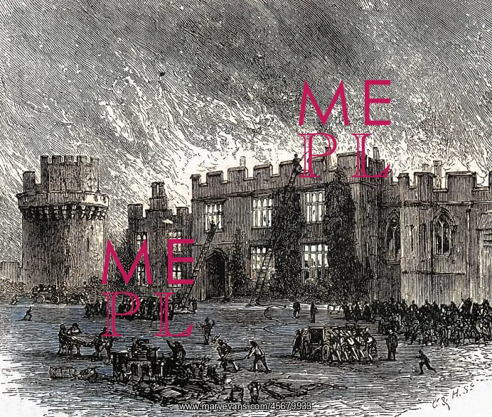 : Fire at Warwick Castle : Fire at Warwick Castle