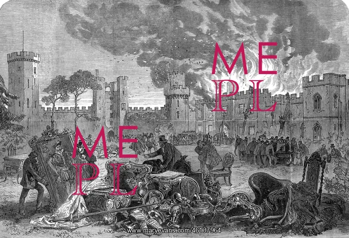 : The fire at Warwick Castle : The fire at Warwick Castle