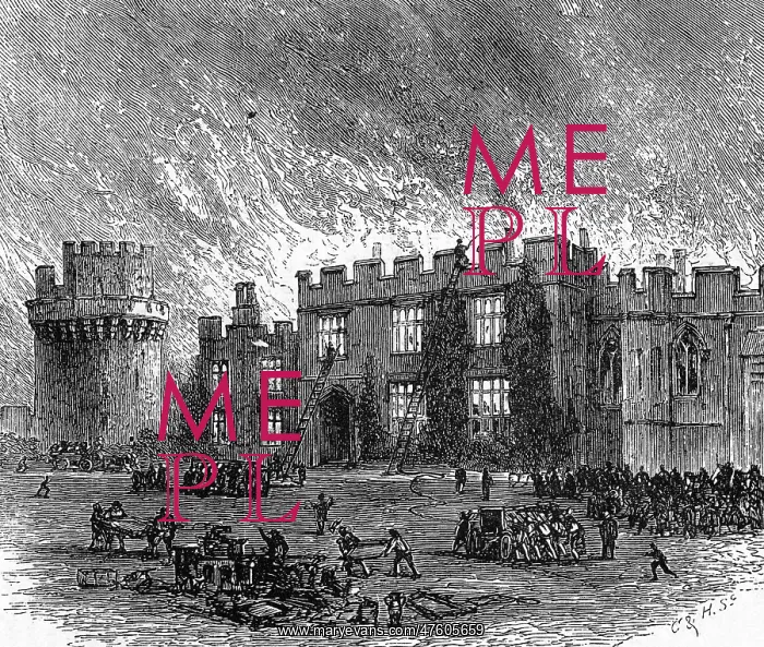 : Fire at Warwick Castle : Fire at Warwick Castle