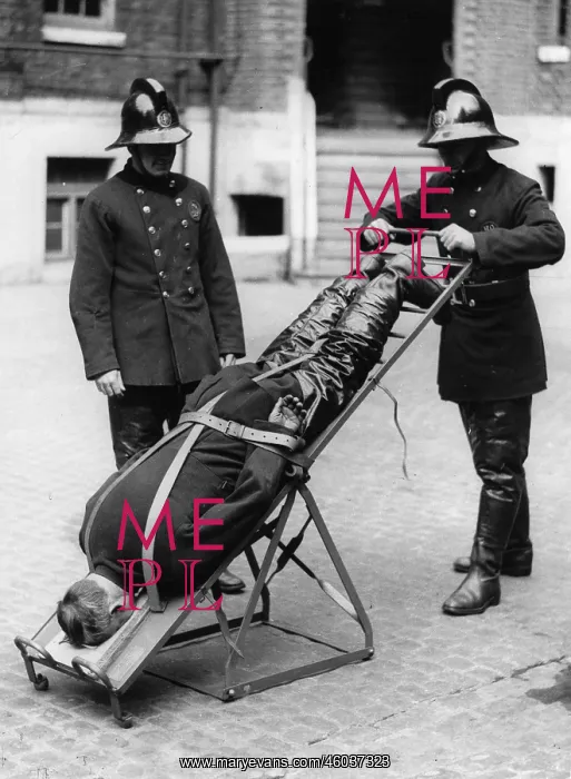 : Firefighter in training. They must withstand large physical loads : Firefighter in training. They must withstand large physical loads