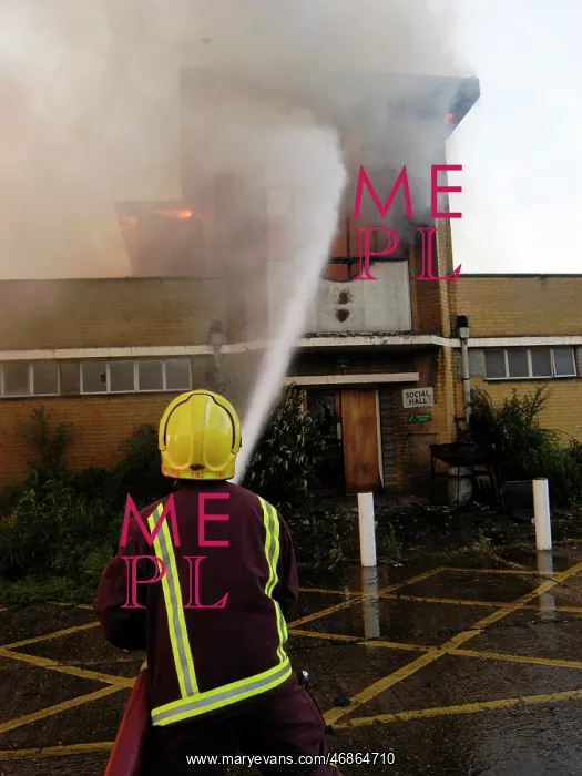 : Firefighters attend a fire at 1 Mollison Avenue : Firefighters attend a fire at 1 Mollison Avenue