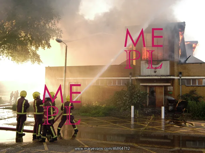 : Firefighters attend a fire at 1 Mollison Avenue : Firefighters attend a fire at 1 Mollison Avenue