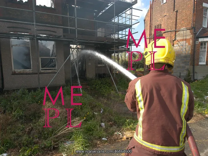 : Firefighters attend a house fire at Rydal Road : Firefighters attend a house fire at Rydal Road