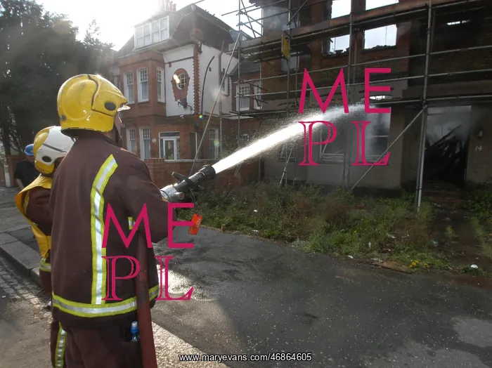 : Firefighters attend a house fire at Rydal Road : Firefighters attend a house fire at Rydal Road