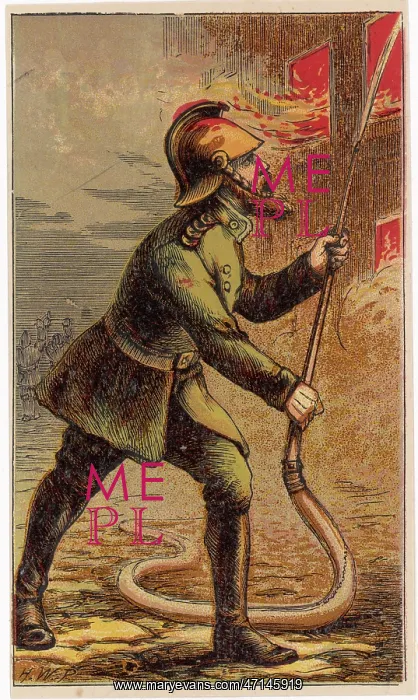  : Fireman with hosepipe