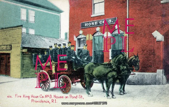 : Firemen - Fire King Hose Co. No.3 - Providence, RI, USA : Firemen - Fire King Hose Co. No.3 - Providence, RI, USA