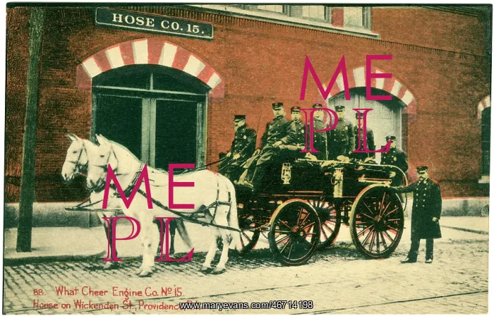 : Firemen - Firehouse - Occupations - Usa - Historical : Firemen - Firehouse - Occupations - Usa - Historical
