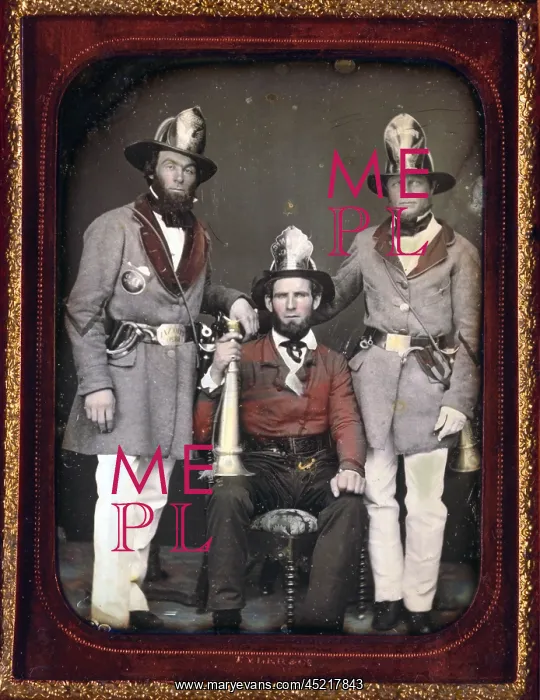 : Firemen, foremen, Phoenix Fire Company and ? : Firemen, foremen, Phoenix Fire Company and ?