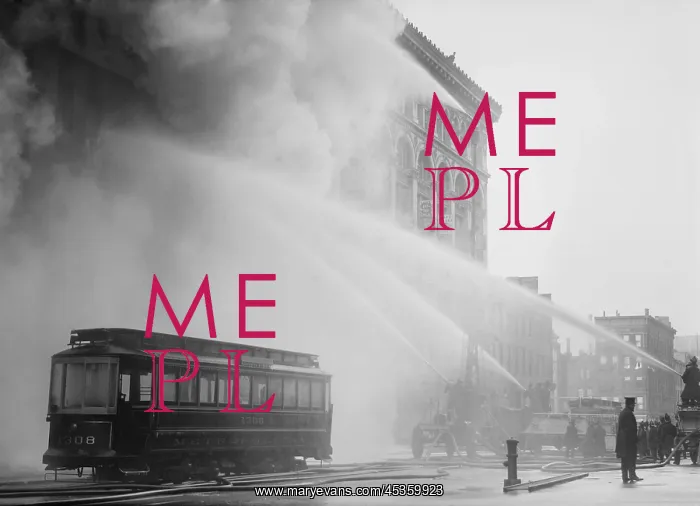 : Firemen spraying three streams of high pressure : Firemen spraying three streams of high pressure
