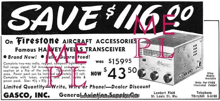 : Firestone Harvey-Wells Transceiver : Firestone Harvey-Wells Transceiver