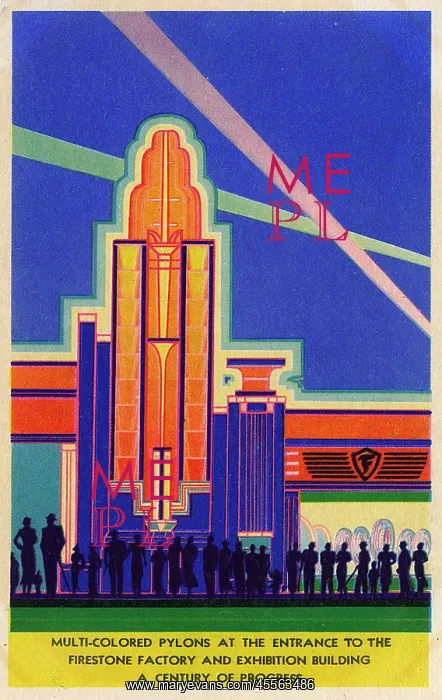 : Firestone Multi-Colour Pylons - A Century of Progress : Firestone Multi-Colour Pylons - A Century of Progress