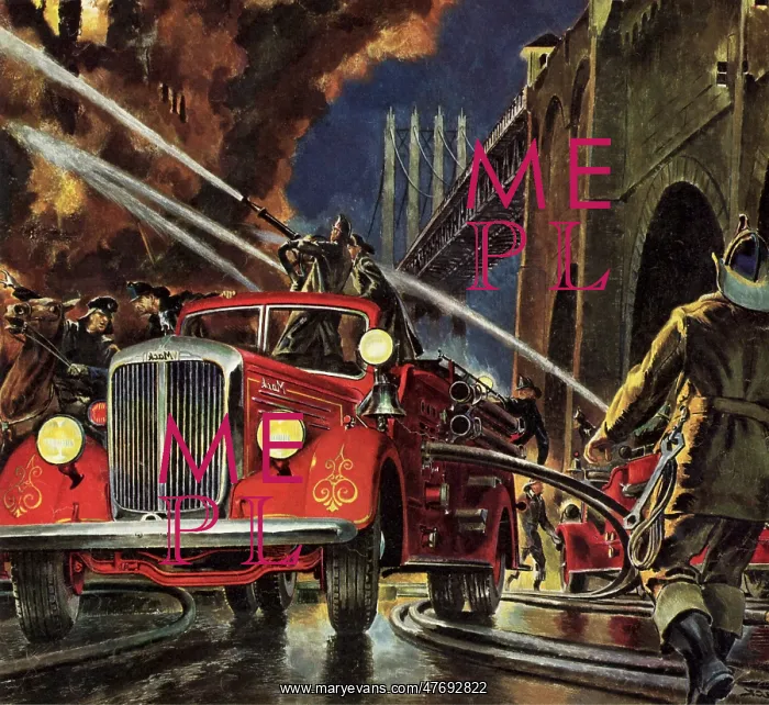  : Firetruck at Night