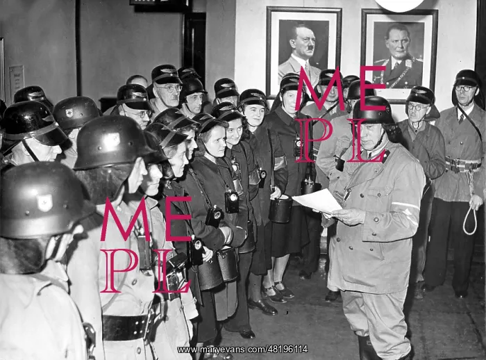 : Firewatchers are Distinguished Into Groups, 1944 : Firewatchers are Distinguished Into Groups, 1944