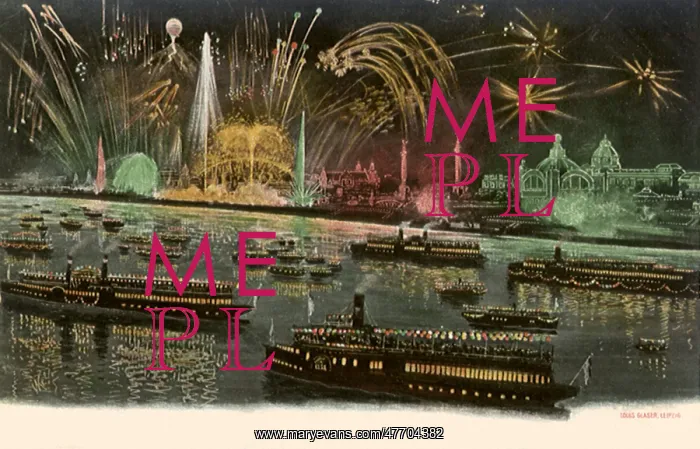 : Fireworks and Decorated Ships : Fireworks and Decorated Ships