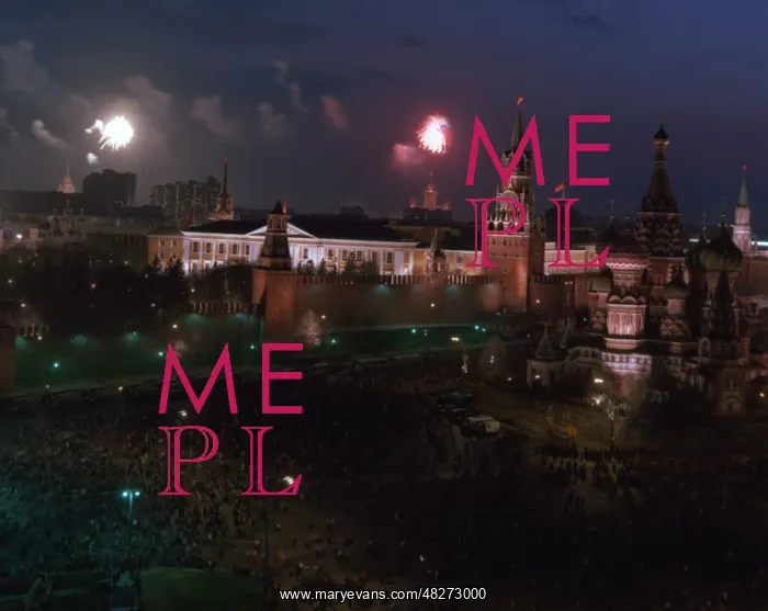 : Fireworks over Red Square, 1984 : Fireworks over Red Square, 1984